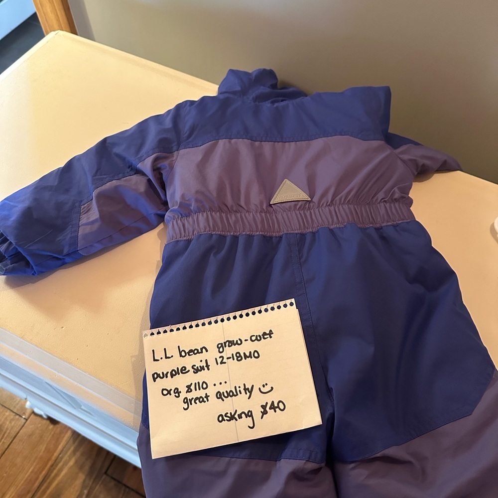 L.L. Bean Purple Toddler Jacket